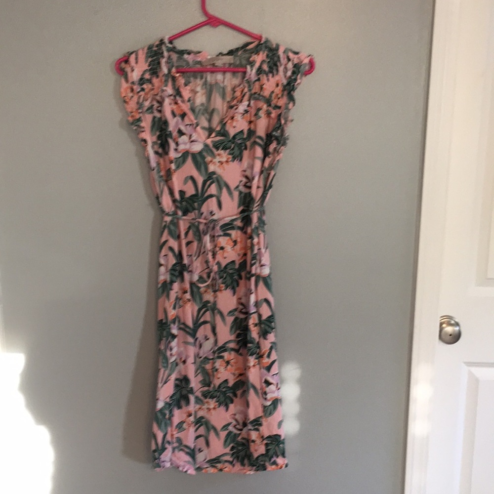 Loft tropical maternity dress
